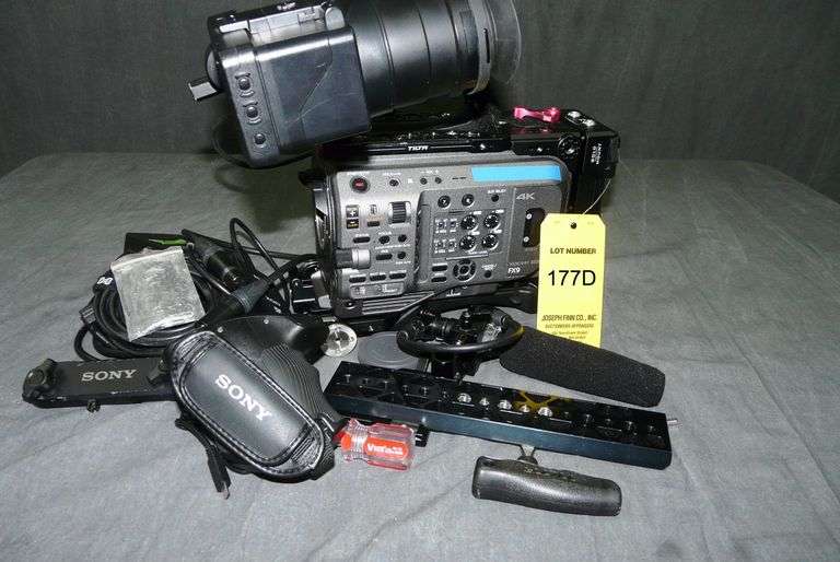 Sony PXW-FX9V XDCAM 6K Full-Frame Camera with Viewfinder; Handgrip; Microphone; Power Supply; Tilta 