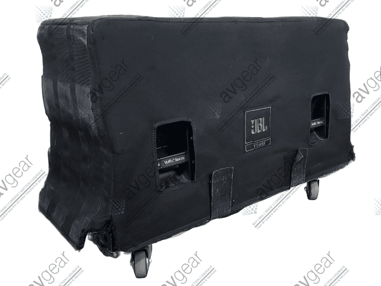 JBL VT4888 VerTec Series 3-Way Passive Line Array Speaker w/ Wheeled Dolly and Soft Cover