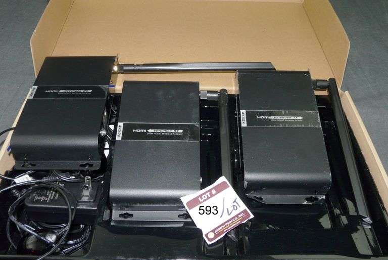Cinegears 5-350 Wireless Prime 200M HDbitT 4Kx2K HDMI Extender Wireless Sender and (2) Receivers wit
