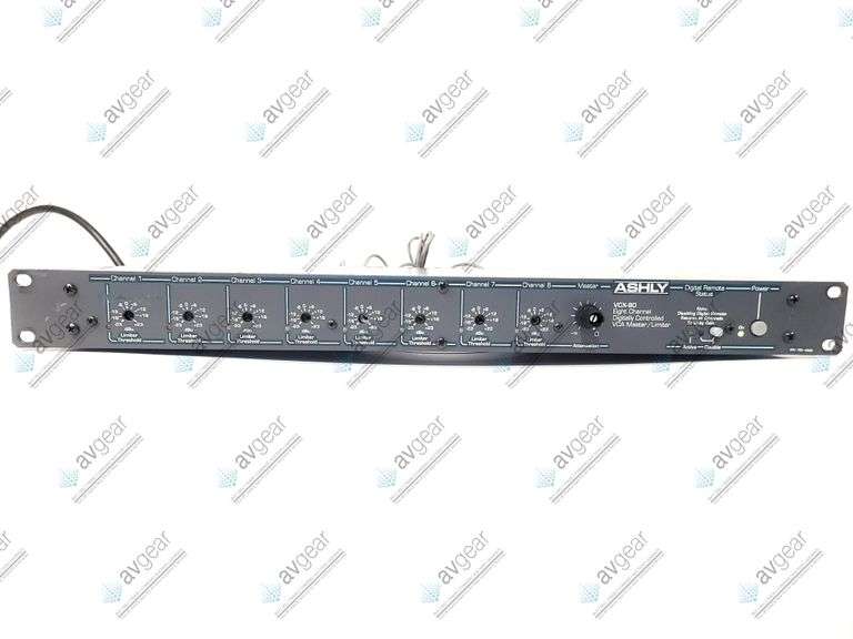 Ashly VCX-80 8-Channel Digitally Controlled VCA Limiter