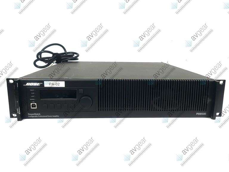 Bose PowerMatch PM8500N Configurable Professional Power Amplifier (FOR PARTS)