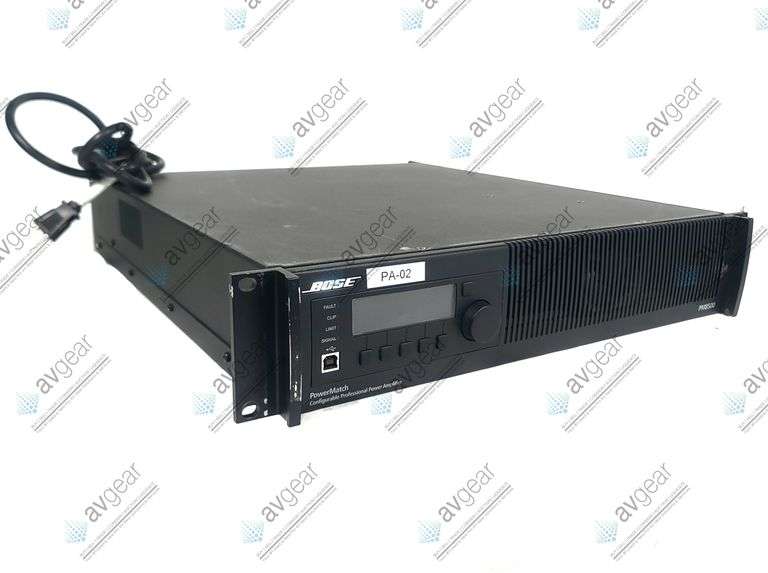 Bose PowerMatch PM8500N Configurable Professional Power Amplifier (FOR PARTS)