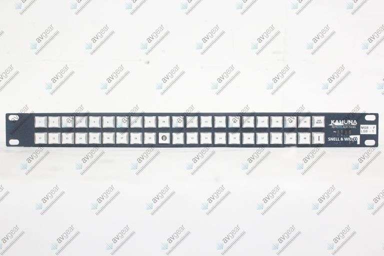 Snell & Wilcox Kahuna Remote Aux Panel