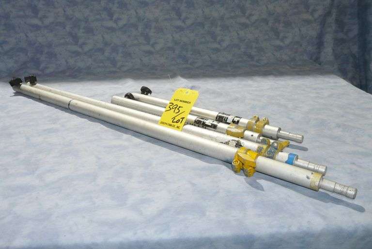 Lot (4) Assorted Length Lowel Light Stand Extenders