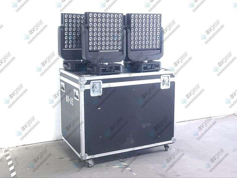 (4) Ayrton Dream Panel Twin Moving LED Lights (NEEDS REPAIRS) in Wheeled Hard Case
Requires 30A-250