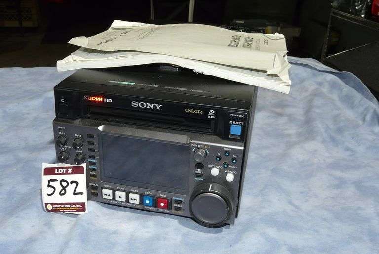 Sony PDW-F1600 XDCam Deck (Op=8961; Laser0=92; Laser1=91; Seek=362; SPDL=361; Load=1191)
