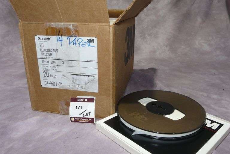 Lot (20) Scotch 20-1/4-1000 Leader Tape NEW