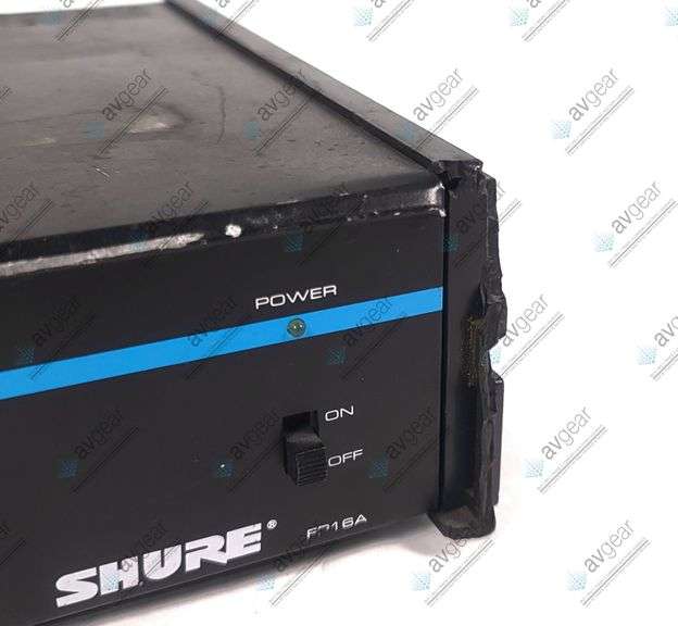 Shure FP16A Distribution Amplifier
Cracked Front Piece