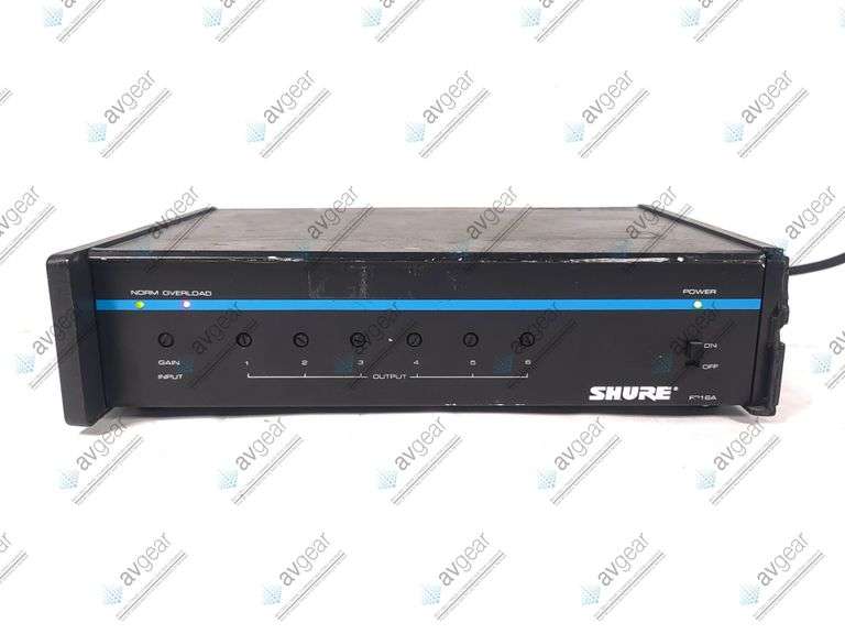Shure FP16A Distribution Amplifier
Cracked Front Piece