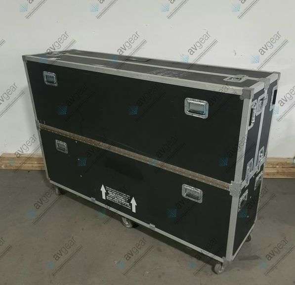 Custom Monitor Wheeled Road Case