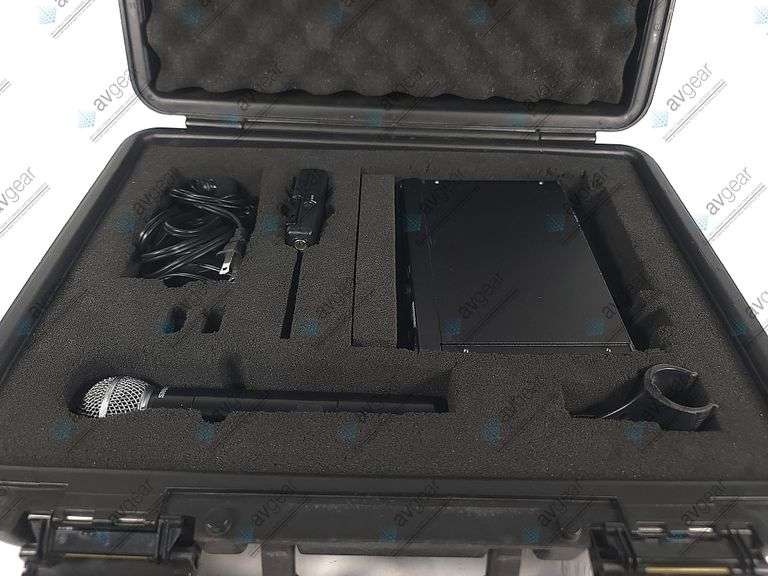 Shure ULXP4 Wireless Receiver Kit (J1: 554-590MHz) w/ Accessories in Hard Carry Case
No antenna