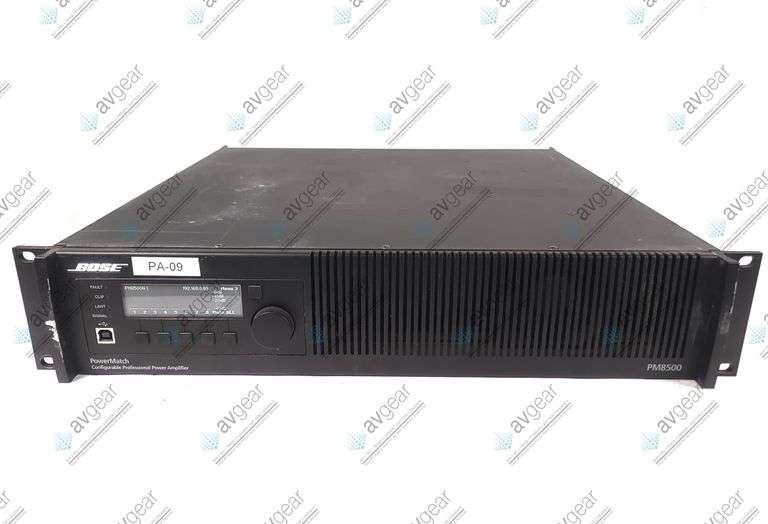 Bose PowerMatch PM8500 Configurable Professional Power Amplifier