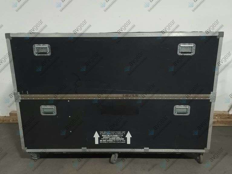 Custom Monitor Wheeled Road Case