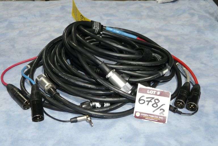 Lot (2) ENG Breakaway Cable with 10 Pin Connector