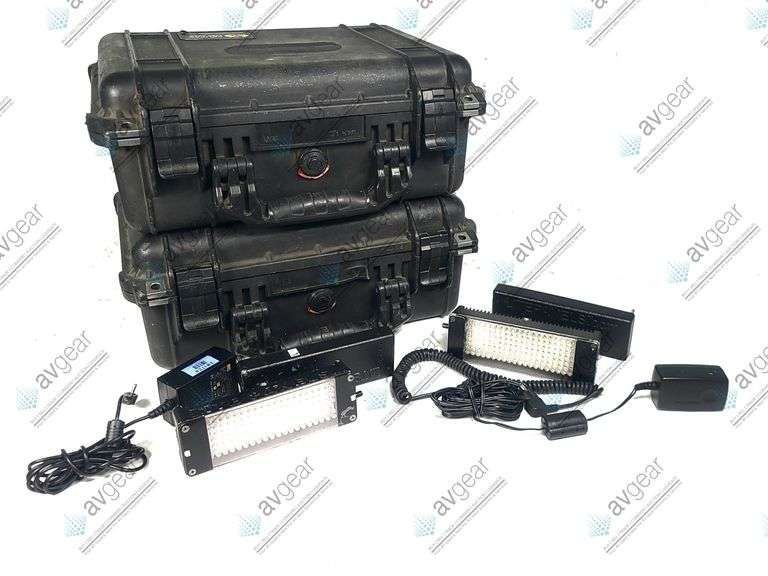 (2) Lite Panels Mini Plus Light w/ Battery in Pelican 1450 Case