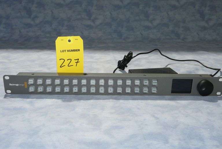 Blackmagic Videohub Master Control Panel with Power Supply