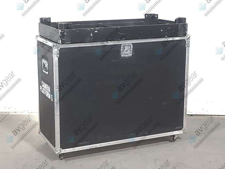 (2) Spare Portable Camera Platforms in Wheeled Road Case