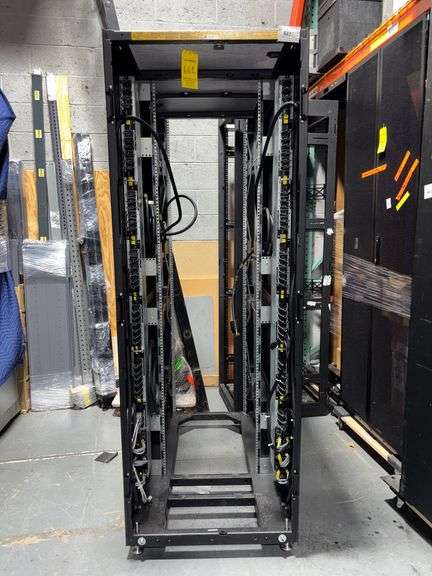 42RU x 46 Deep x 28 Wide Server Rack with (2) ACBEL OTF031 PDUs and Wheels
