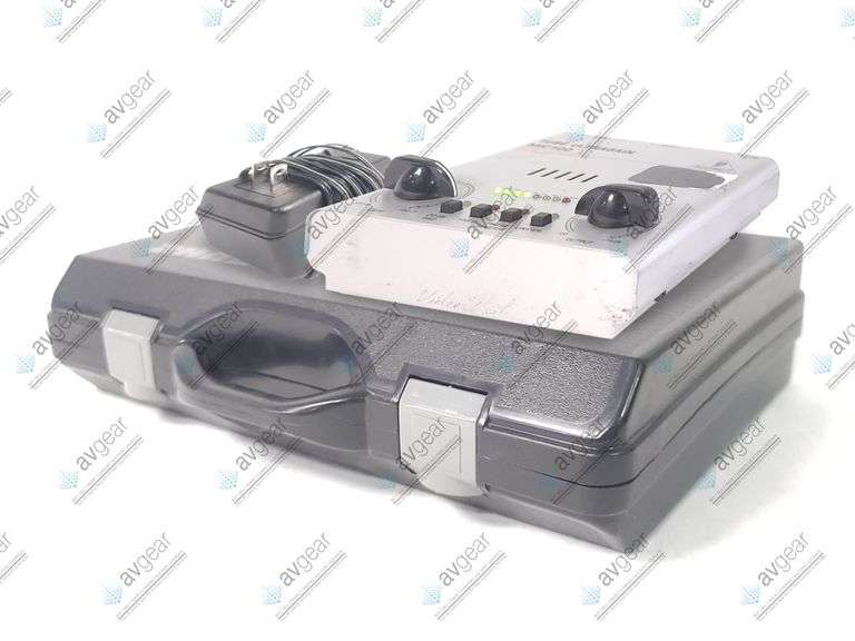 Behringer Tube Ultragain MIC100 Microphone Preamp in Hard Carry Case