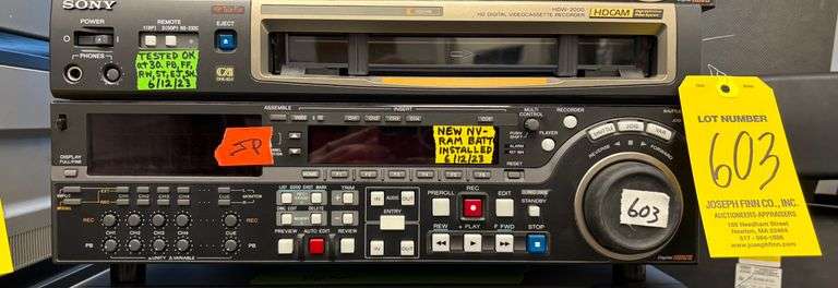 Sony HDW-2000 HDCam VCR