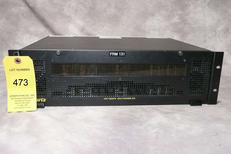 Evertz 7800FR Multiframe with (2) Power Supplies; (2) 7867VIPX-16x2; (2) 7867VIPX-8x2 3G/HD/SD X-lin