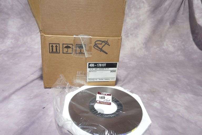Lot (10) Quantegy 406-17613T 1/4 Inch x 2500 Ft Audio Tape (Pancake Style) NEW