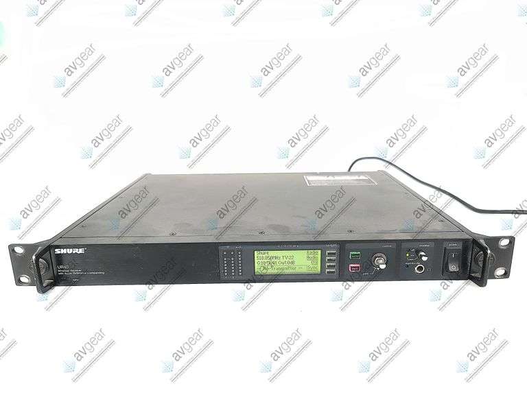 Shure UR4S Wireless Receiver (H4: 518-578 MHz)
Missing Control & Monitor Knobs