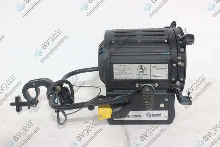 (Lot of 9) Strand Quartzcolor Bambino 2kW 8" Fresnels w/ L5-20 Connectors