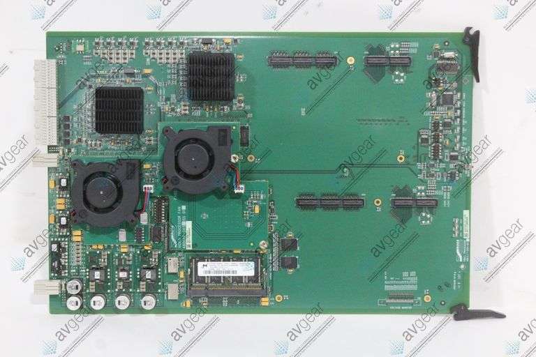 Ross QMD Mainframe Video Processor Board w/ (2) Ross Video Processor Fans (4800AR-041-02B)