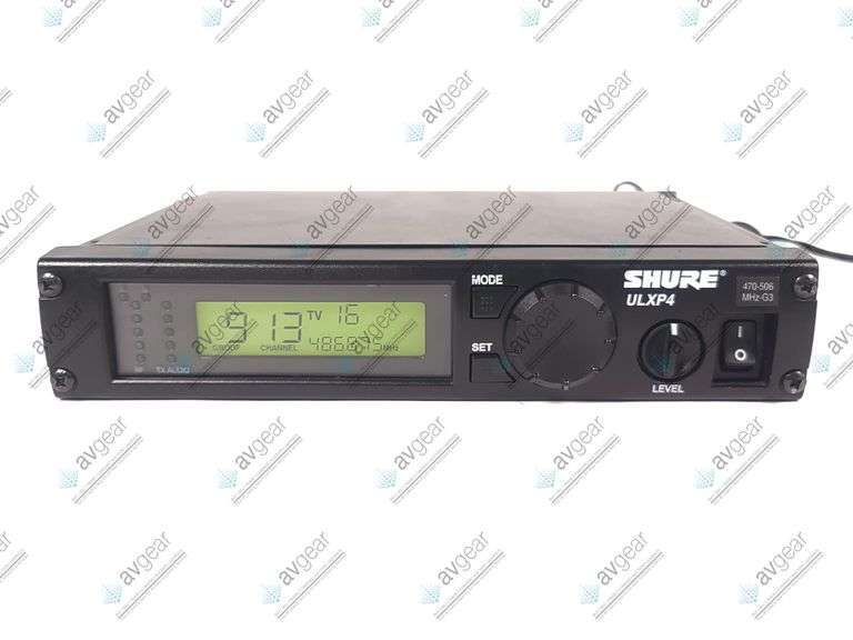Shure ULXP4 Wireless Receiver Kit (G3: 470-506 MHz) w/ Accessories in Hard Carry Case