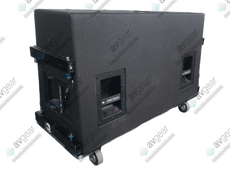 JBL VT4888 VerTec Series 3-Way Passive Line Array Speaker w/ Wheeled Dolly and Soft Cover