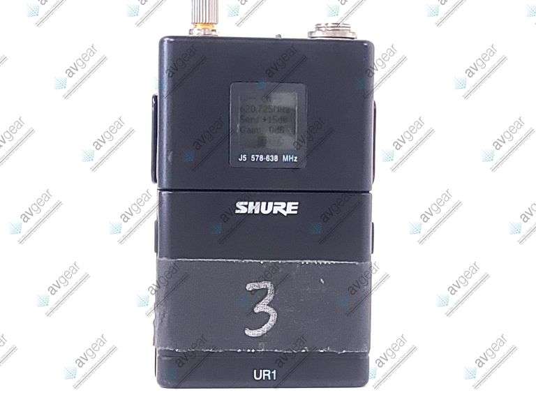 Shure UR1 Wireless Bodypack Transmitter (J5: 578-638 MHz)