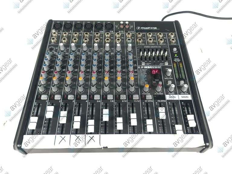 Mackie ProFX12 Professional Mic/Line Mixer (AUDIO ISSUES)