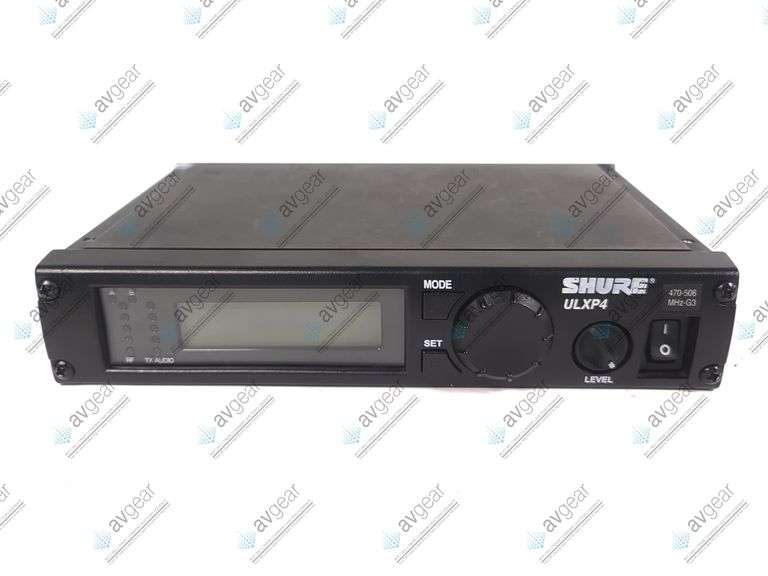 Shure ULXP4 Wireless Receiver Kit (G3: 470-506 MHz) w/ Accessories in Hard Carry Case
