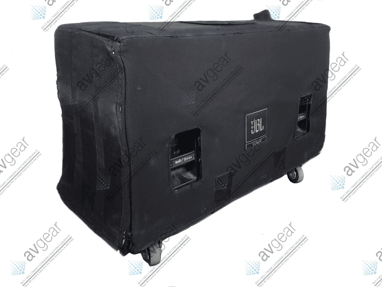 JBL VT4888 VerTec Series 3-Way Passive Line Array Speaker w/ Wheeled Dolly and Soft Cover