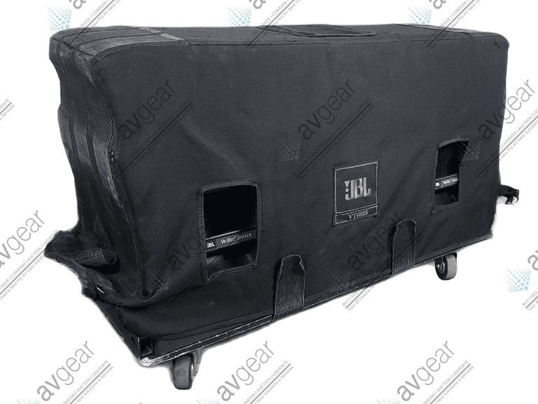 JBL VT4888 VerTec Series 3-Way Passive Line Array Speaker w/ Wheeled Dolly and Soft Cover