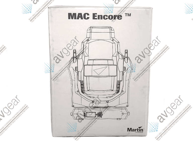 Martin Mac Encore Wash WRM Moving Head Light w/ SIP in Original Box (NEW)