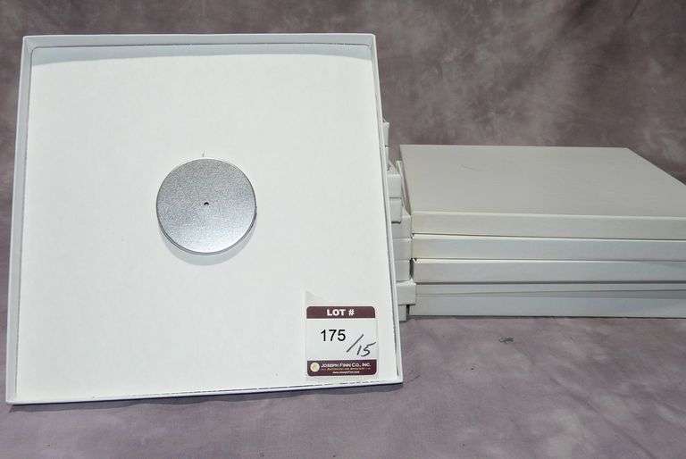 Lot (15) 1/4 Inch x 11 Inch  Tape Boxes with NAB Hub NEW