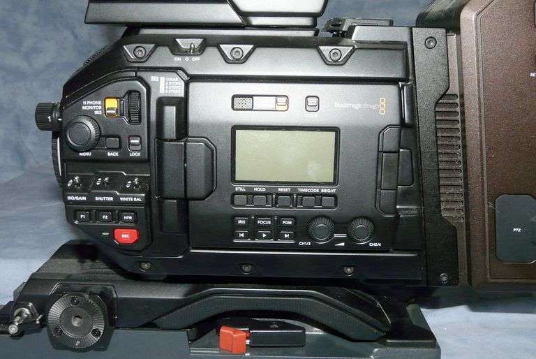 Blackmagic Fiber Camera Chain with URSA Mini Pro 4.6K Digital Cinema EF Mount Camera; Camera SMPTE F