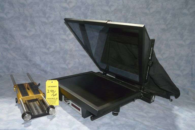 Autocue Master Series Mon-MSP/17SDI 17 Inch LED SDI/HDMI Prompter with Medium Wide Angle Hood and Pr