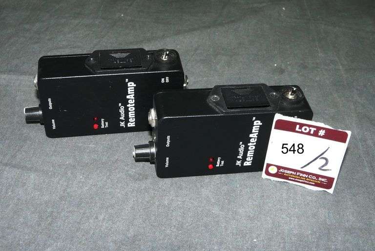 Lot (2) JK Audio RemoteAmp Heapphone Amp/IFB Beltpack