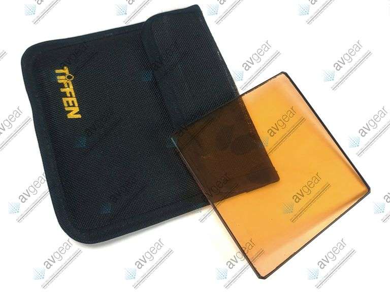 Tiffen 4 x 4" Coral C1 Glass Lens Filter w/ Lens Pouch