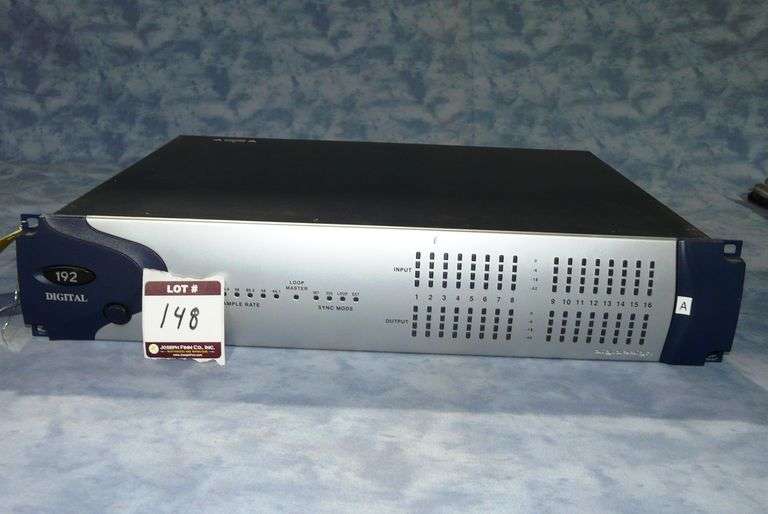 Digidesign 192 Protools HD Interface with (2) Digital IO Cards