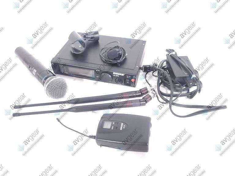 Shure ULXP4 Wireless Receiver Kit (J1: 554-590MHz) w/ Accessories in Hard Carry Case