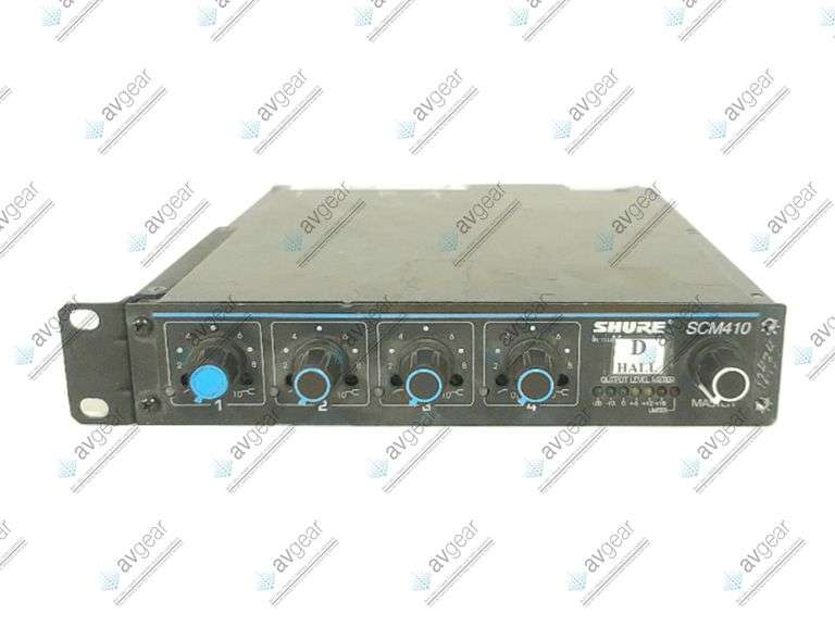 Shure SCM410 4-Channel Automatic Microphone Mixer