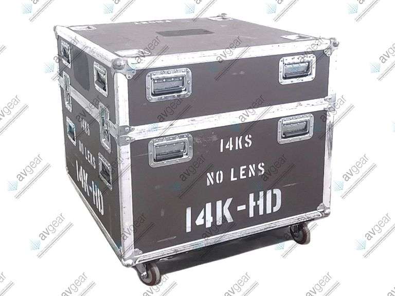 Christie HD14K-M Roadster 12,500 Lumens HD 3-Chip DLP Large Venue Projector (Lamp Hours 138) w/ Cage