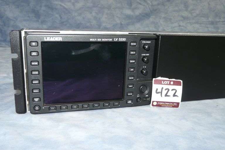 Leader LV 5330 HD/SD Multi SDI WFM/Vector/Monitor with Power Supply in Rackmount