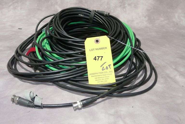 Lot (6) Assorted Length Coax Cables