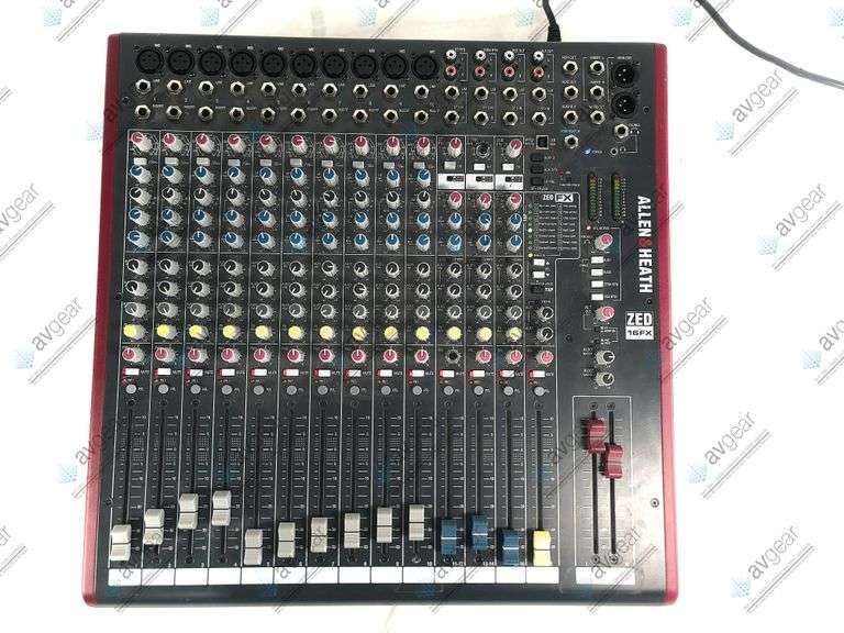 Allen & Heath ZED-16FX 16-Channel Audio Mixer W/USB
2 TRK Gain knob missing