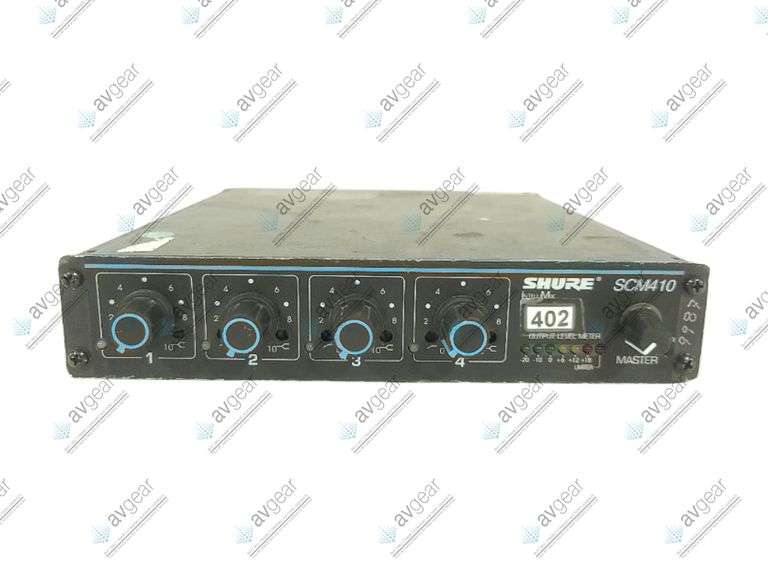 Shure SCM410 4-Channel Automatic Microphone Mixer